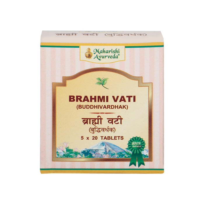 Maharishi Ayurveda Brahmi Vati Jar of 100 QTY