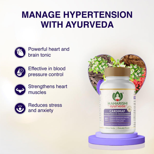 Cardimap - Effective remedy for hypertension management - Maharishi Ayurveda India