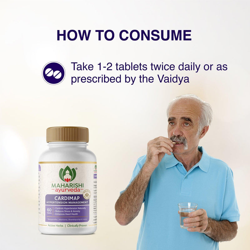 Cardimap - Effective remedy for hypertension management - Maharishi Ayurveda India