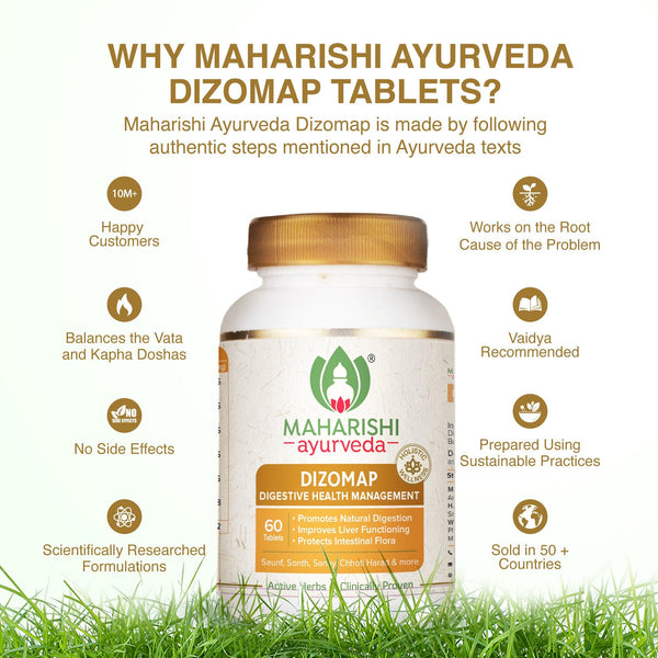 Dizomap - for Indigestion and Constipation - Maharishi Ayurveda India