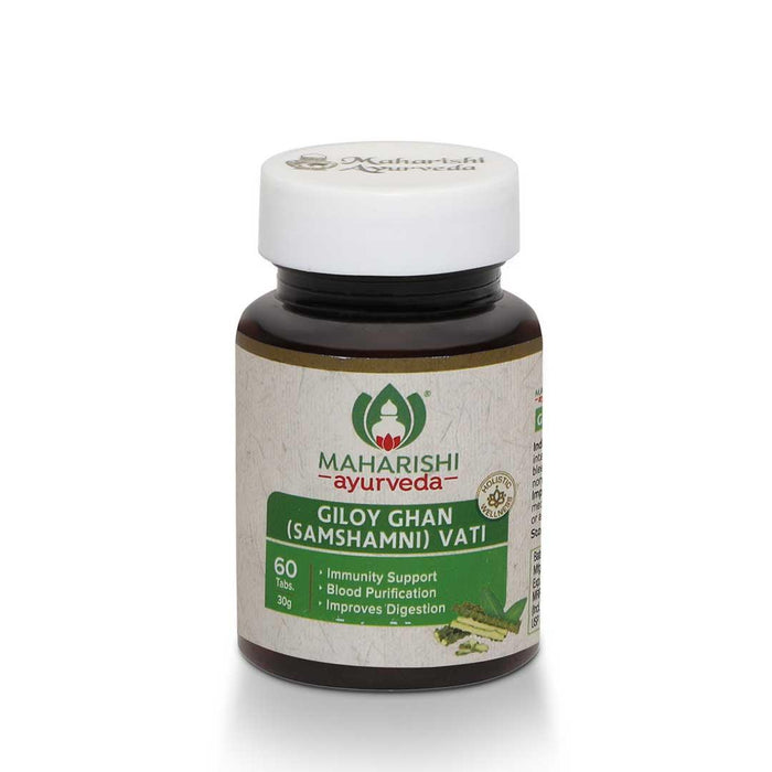 Maharishi Ayurveda Giloy Ghan Vati Tablets Jar of 60 QTY