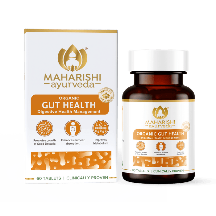 Maharishi Ayurveda Gut Health  Ayurvedic formulation for perfect gut health Jar of 60 QTY