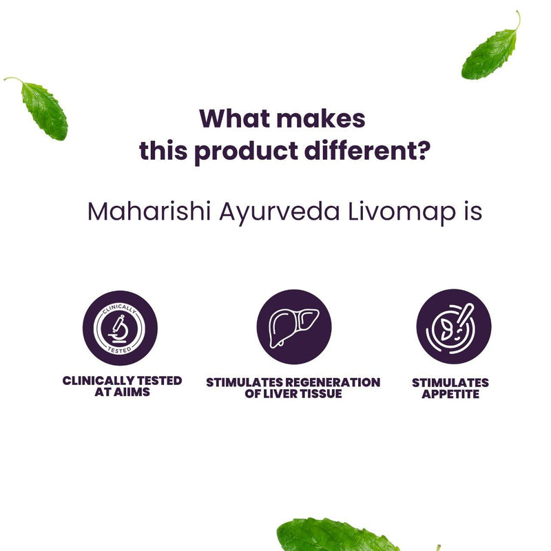 Livomap Tablets - Effective Remedy for Liver Health - Maharishi Ayurveda India
