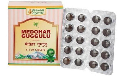 Maharishi Ayurveda Medohar Guggulu Jar of 100 QTY