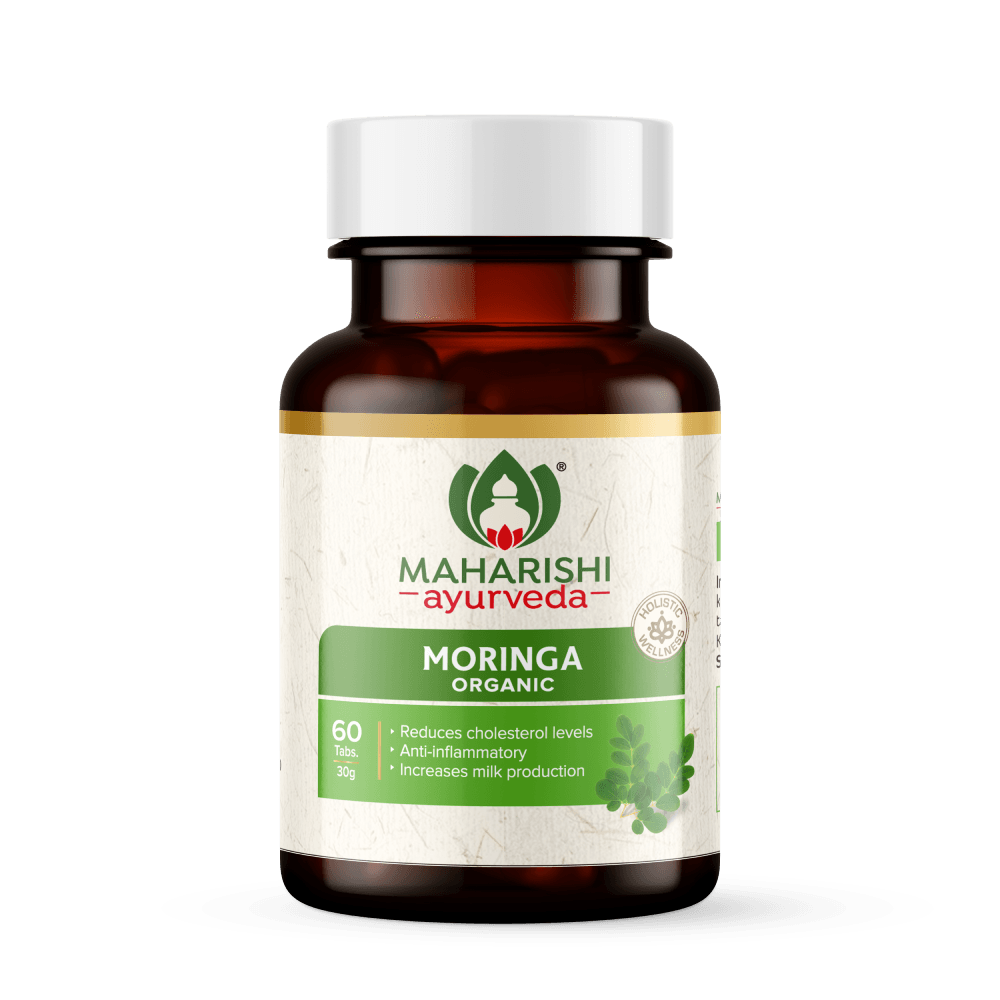 Maharishi Ayurveda Organic Moringa Tablets – Immunity & Energy Support