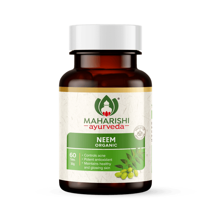 Maharishi Ayurveda Neem Tablets Jar of 60 QTY