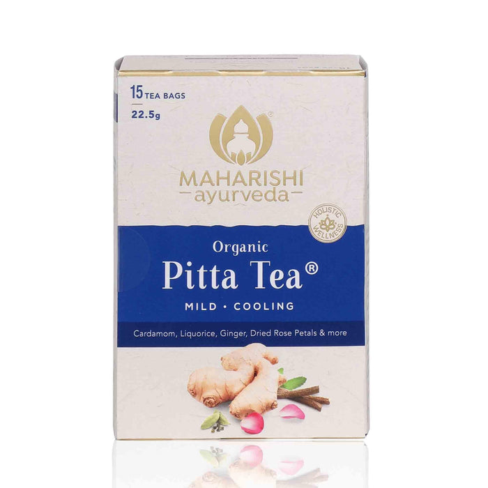 Maharishi Ayurveda Organic Pitta Tea Jar of 15 QTY