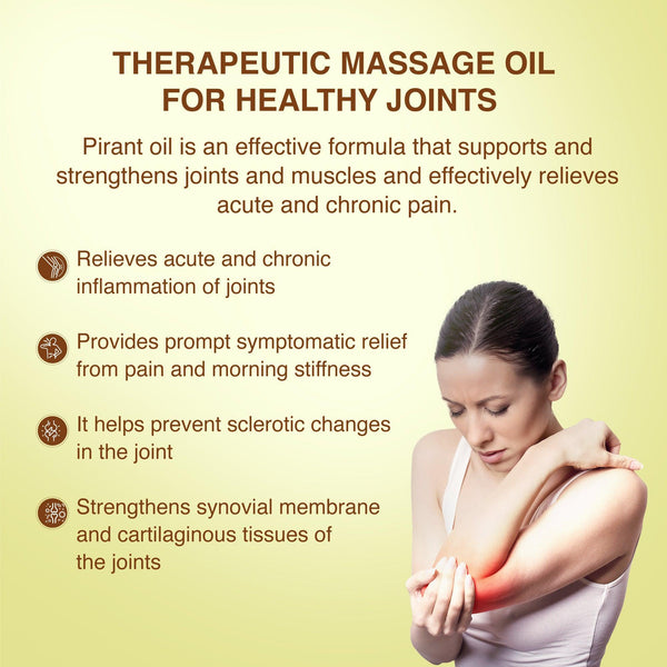 Pirant Oil - For Joint & Muscle Pain - Maharishi Ayurveda India