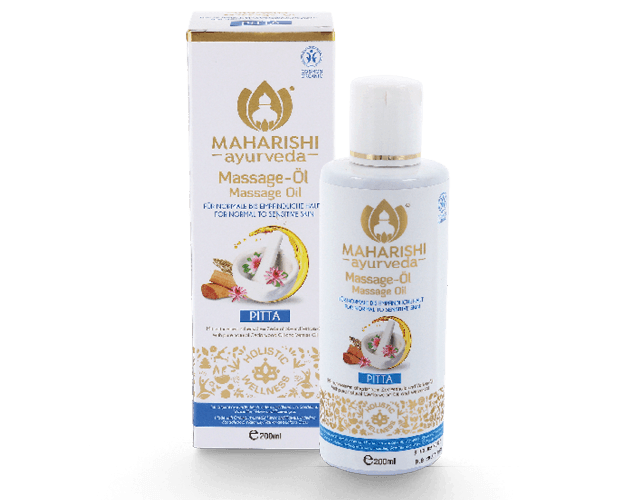 Pitta Massage Oil - For normal to sensitive skin (200 ml) - Maharishi Ayurveda India