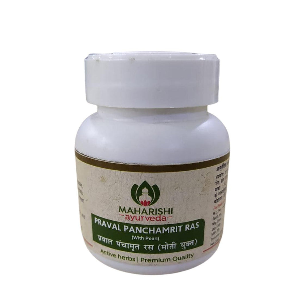 Maharishi Ayurveda Praval Panchamrit Ras with Pearls – 16 Tablets Pack