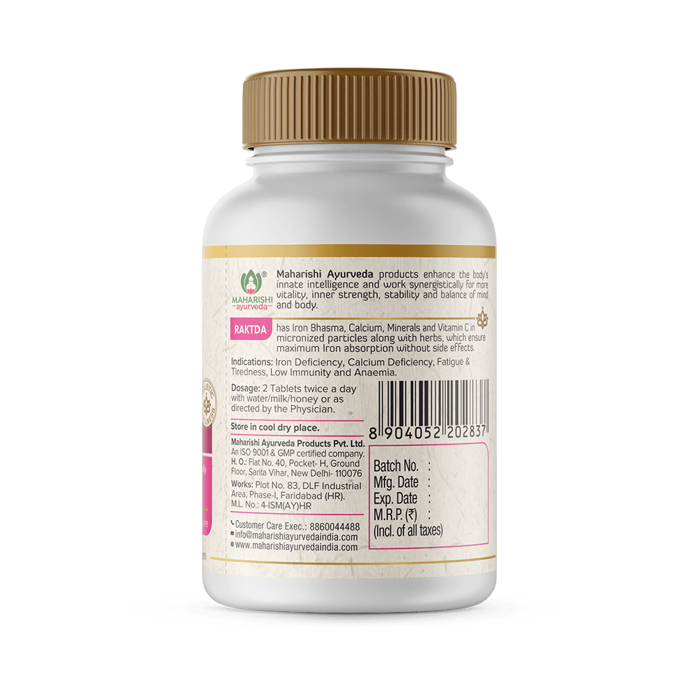 Raktda - Ayurvedic Iron Supplement - Maharishi Ayurveda India