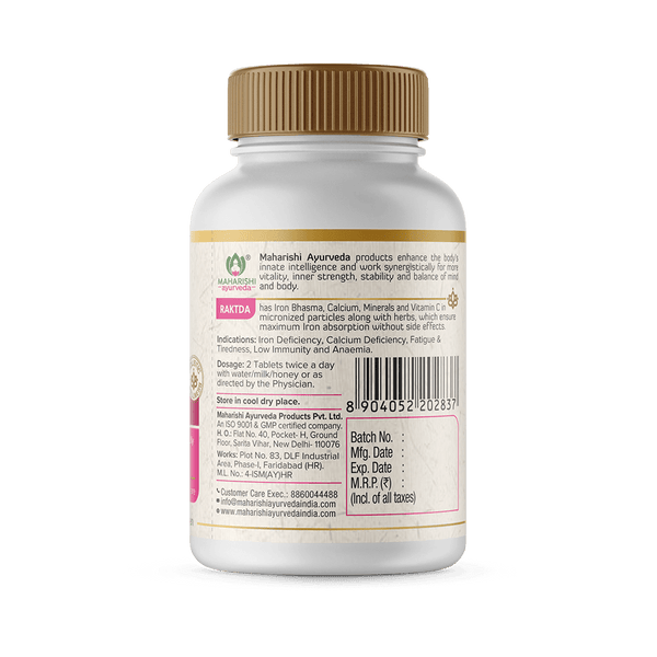 Raktda - Ayurvedic Iron Supplement - Maharishi Ayurveda India