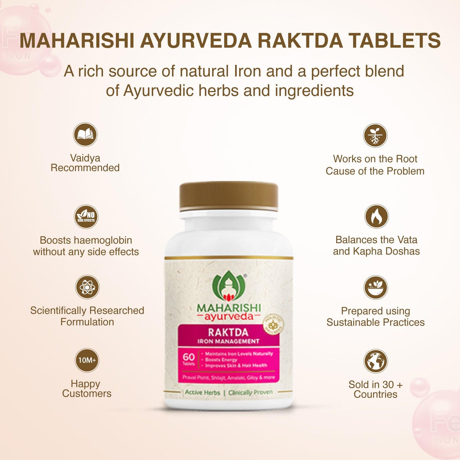 Raktda - Ayurvedic Iron Supplement - Maharishi Ayurveda India