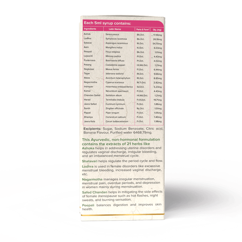 Restone Syrup: Ayurvedic Solution for Healthy Periods | 200ml