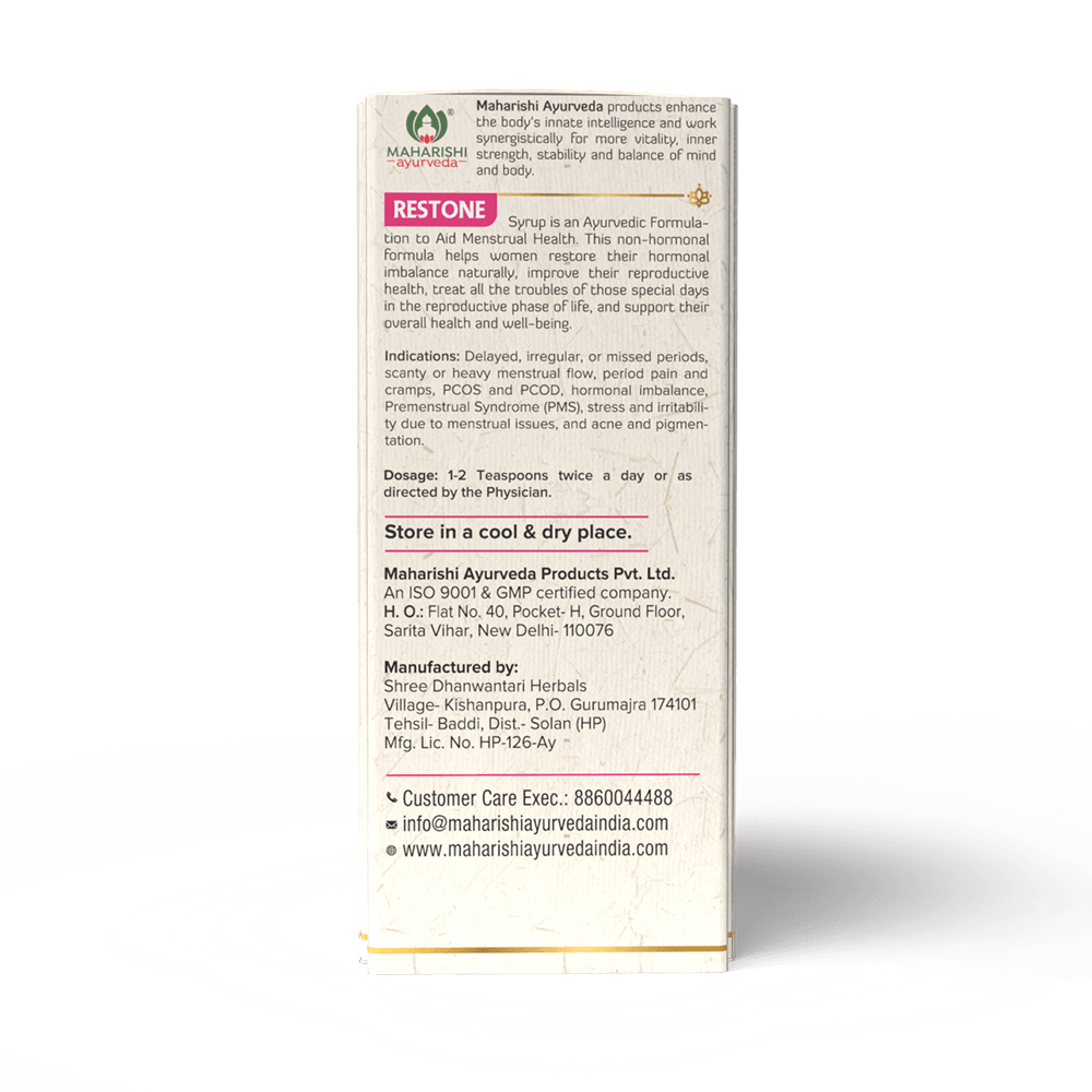 Restone Syrup: Ayurvedic Solution for Healthy Periods | 200ml