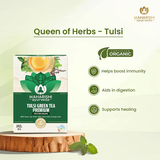 Tulsi Green Tea Premium | Organic Ayurvedic Bleend