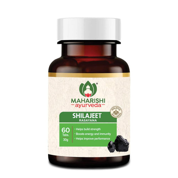 Shilajeet Rasayana - For Strength, Stamina and Endurance - Maharishi Ayurveda India