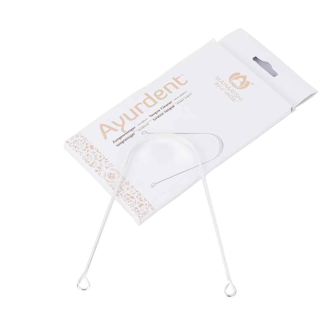 Silver Tongue Cleaner for Effective Bacteria & Plaque Removal