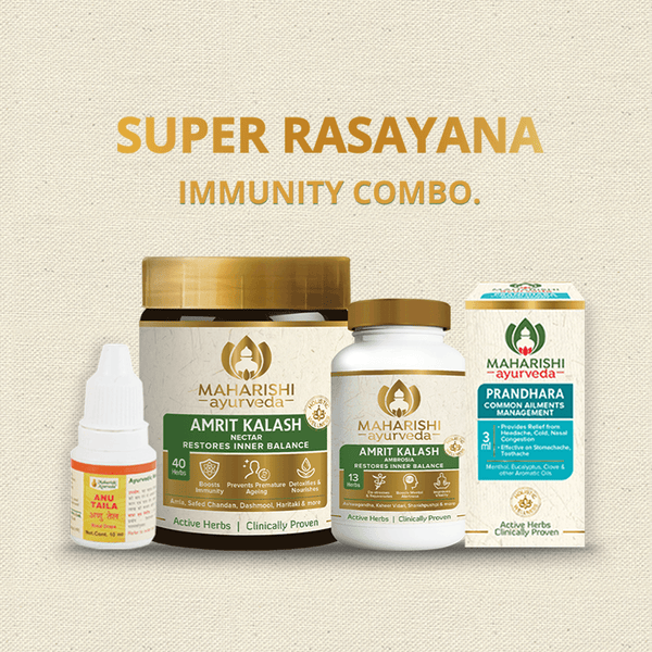 Super Rasayana Immunity Kit - For Active Mind & Body - Maharishi Ayurveda India