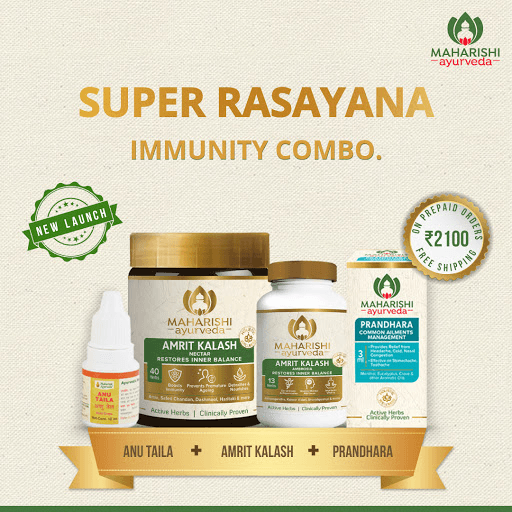 Super Rasayana Immunity Kit - For Active Mind & Body - Maharishi Ayurveda India