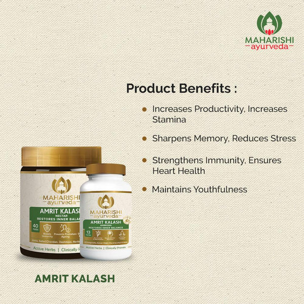 Super Rasayana Immunity Kit - For Active Mind & Body - Maharishi Ayurveda India