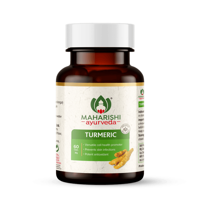 Maharishi Ayurveda Turmeric Capsules Jar of 60 QTY