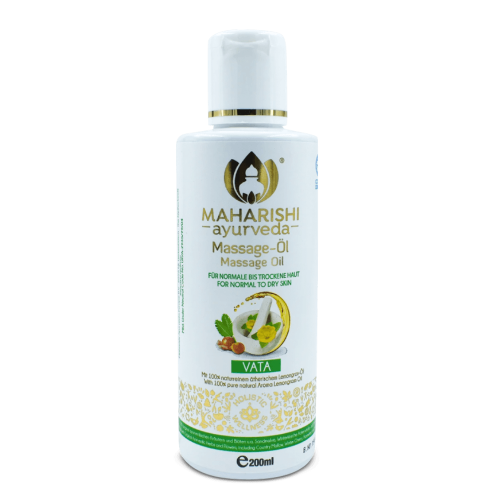 Vata Massage Oil - For normal to dry skin and mixed skin type (200 ml) - Maharishi Ayurveda India