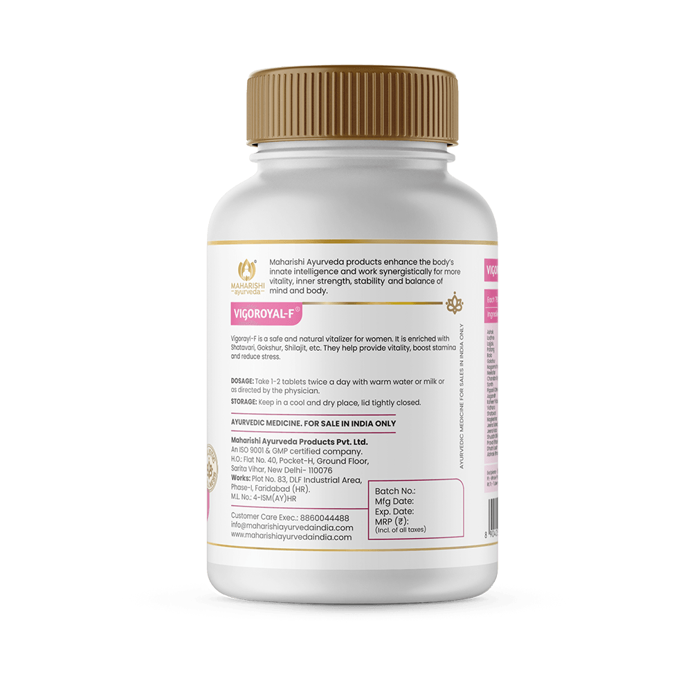 Vigoroyal-F - For energy and stamina - Maharishi Ayurveda India