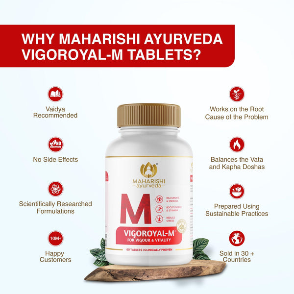 Vigoroyal-M - For strength, stamina, and vigor - Maharishi Ayurveda India