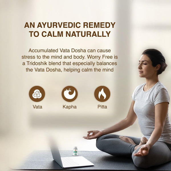 Worry Free Tablets - Calms Stress and Anxiety - Maharishi Ayurveda India